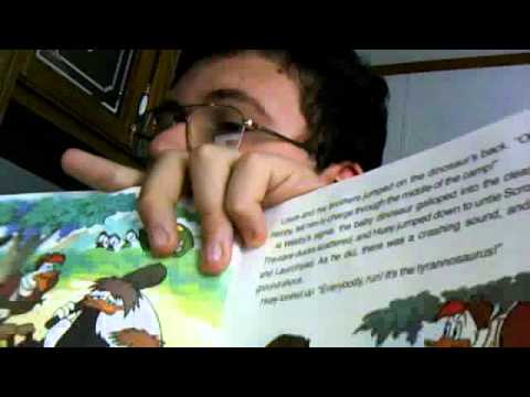 DuckTales Dinosaur duck read along part 2