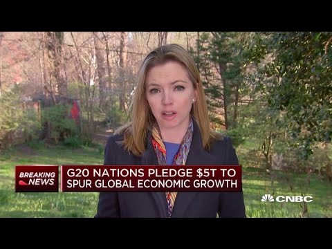 Nações do G-20 prometem US$ 5 trilhões para estimular o crescimento econômico global