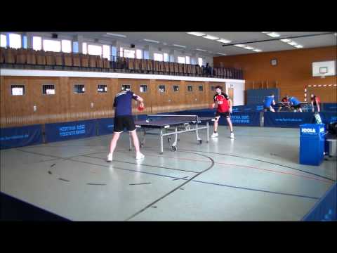 Marc Schinkel - Daniel Streich (Tischtennis 2015)