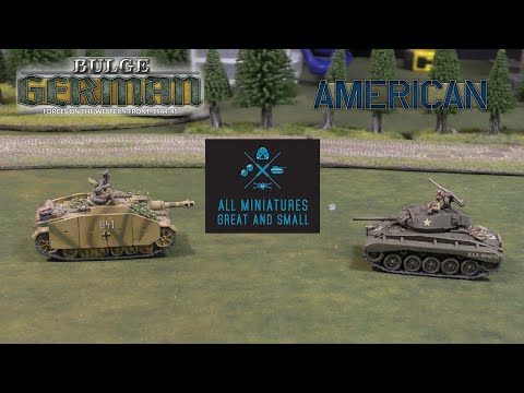 Flames of War Battle Report! - Bulge US Chaffee Company vs. German StuG Company.