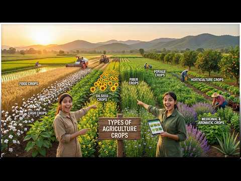 Types of Crops in Agriculture | Food, Cash, Fiber & More Explained