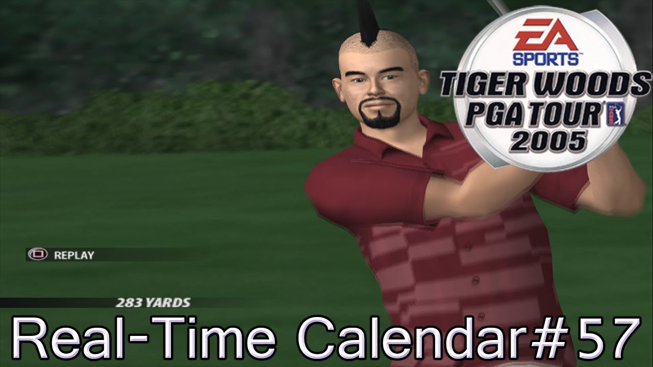 Tiger Woods PGA Tour 2005 Real-Time Calendar #57 - Flag Day