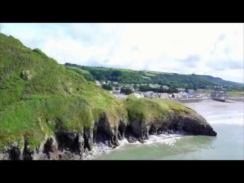 Pendine Beach Aerial Footage
