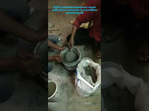 MAPEI Mapefill 02 - Basement repairing and waterproofing