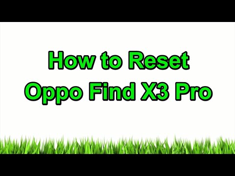 How to Hard Reset Oppo Find X3 Pro - Pattern Unlock