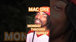 Mac Dre - Monday Through Sunday #macdre #vallejo #bayarea #yayarea #thizz #shorts #edit #rap #hyphy