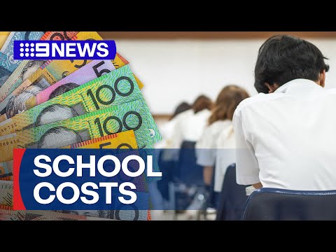 Australia's most expensive state for education revealed | 9 News Australia