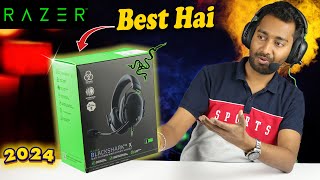 Razer Blackshark V2 X Gaming Headset Detail Review in Hindi | Best Gaming Headphones in 2024 ?