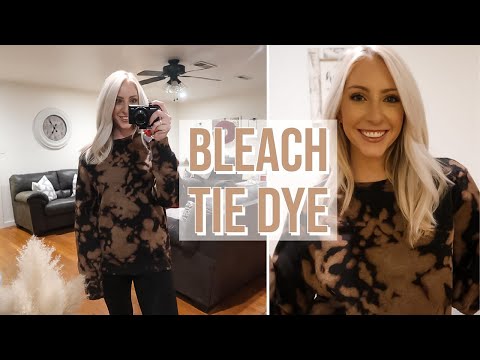 image-Can you tie dye with just bleach?