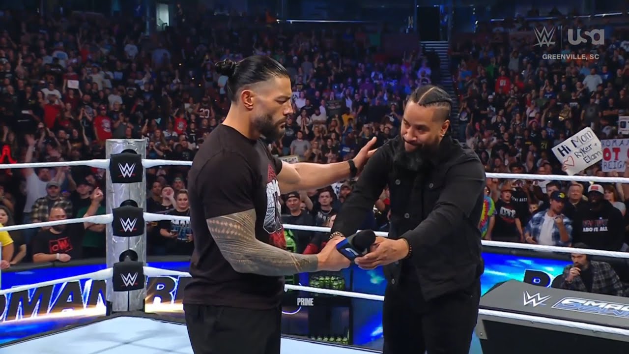 Roman Reigns confronts Jimmy Uso - WWE SmackDown 10/11/2024