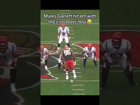 🏈 Myles Garrett’s Crossover Hezi Sack on Burrow Is DISGUSTING 😈