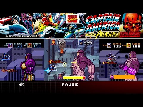 Captain America and the Avengers Megadrive