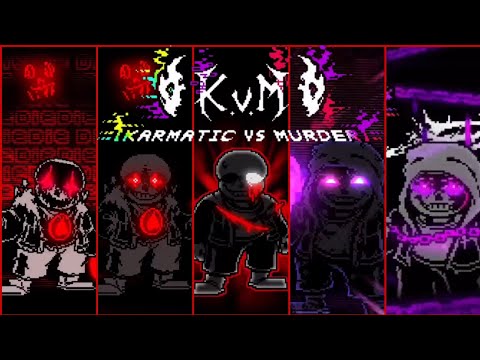 Karmatic Time Trio VS Murder Time Trio: ALL Animation and Fight scenes 