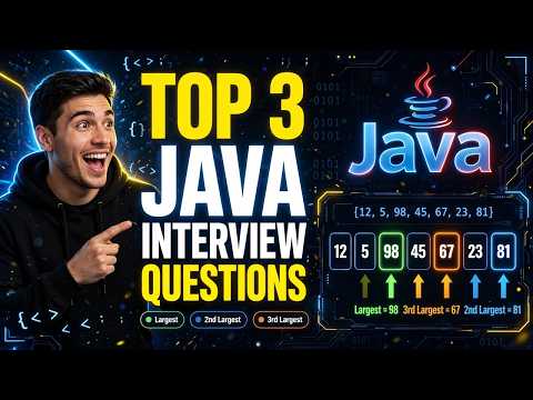 Find Largest 2nd Largest 3rd Largest Element In Java Coding Interview