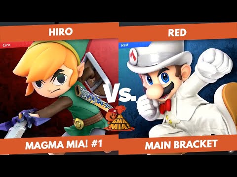 Hiro(ToonLink) vs Red(Mario) - TOP 16 WINNER - MAGMA MIA! #1