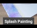 Easy Water Colour Splash Painting For Beginners Youtubeshorts Artist Shorts Viral