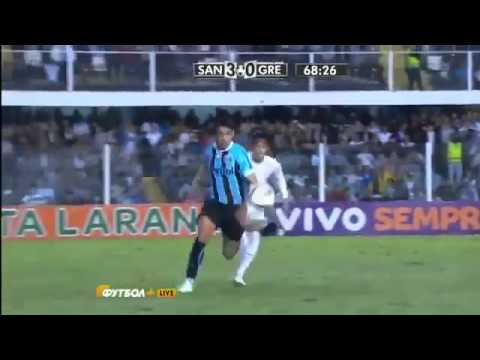 NEYMAR FAKE A FOUL (Santos) vs Gremio 4x2 July 8,2012