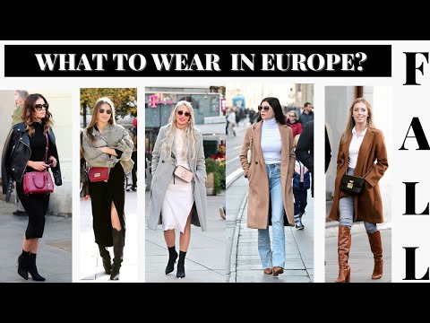 What to wear in EUROPE without looking like a tourist in FALL? |  European Style & Outfit Ideas 2022