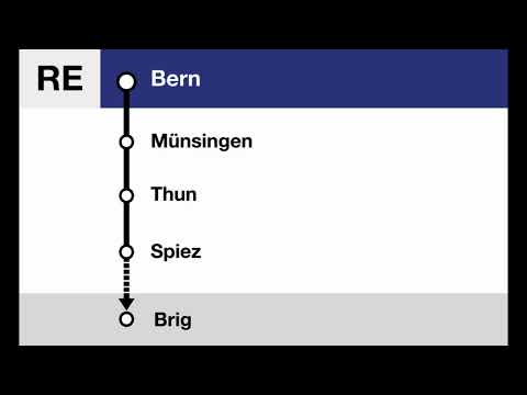 BLS Ansagen » RE "Lötschberger" Bern — Brig (2022) | SLBahnen
