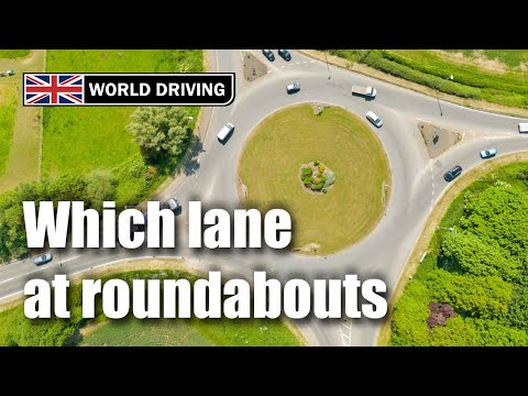 Which lane at roundabouts? Roundabouts driving lesson