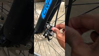 Quick fix bicycle disc brake || loosen brake fixing #cycling #cycling #cyclemode #brakerepair