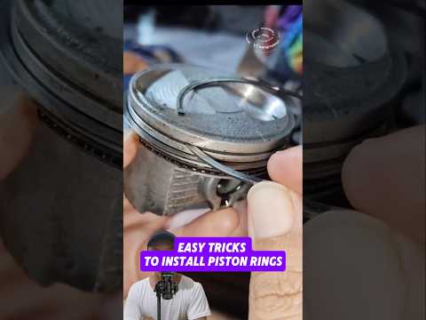 How to Install Piston Rings Correctly ⚙️ So the Engine Doesn't Get Damaged Quickly!