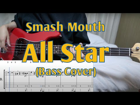 Smash Mouth - All Star (Bass cover + Tabs)