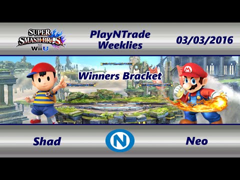 PnT 03/03/16 - Shad (Ness) vs. Neo (Mario) - Winners - SSB4