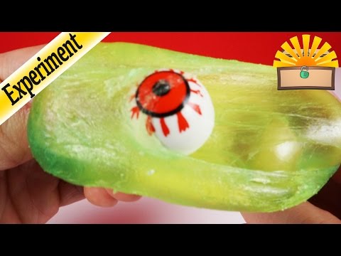 WAS KANN ein GEFRORENES Glibber AUGE?? 😔 SCHLEIM EXPERIMENT deutsch neu 2017