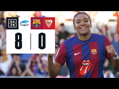FC Barcelona vs Sevilla FC (8-0) | Resumen y goles | Highlights Liga F