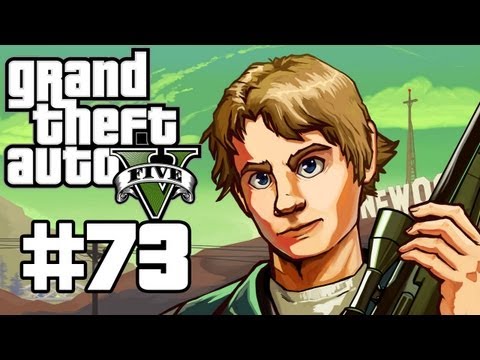 Grand Theft Auto 5 Gameplay / Playthrough w/ SSoHPKC Part 73 - Dirty Money Stakeout