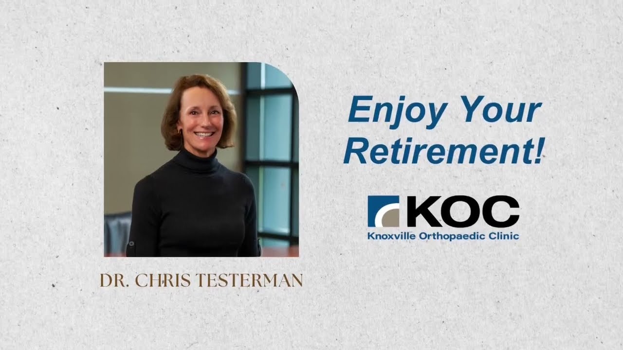 Happy Retirement, Dr. Testerman!