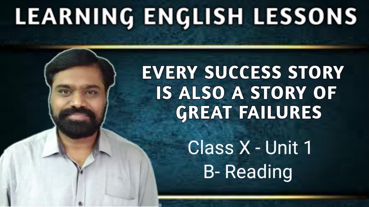 Every success story is also a story of great failures