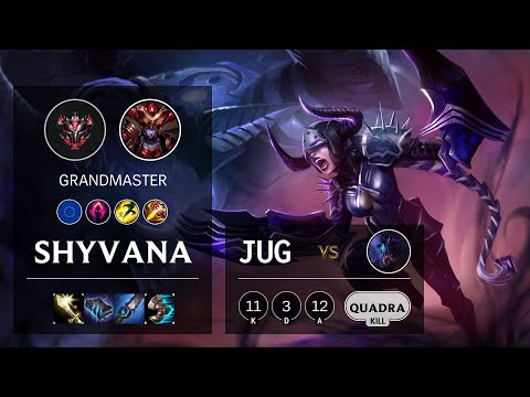 Shyvana Jungle vs Rek'Sai - EUW Grandmaster Patch 10.18