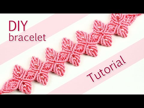 Heart Friendship Bracelet for Valentines Day DIY Tutorial
