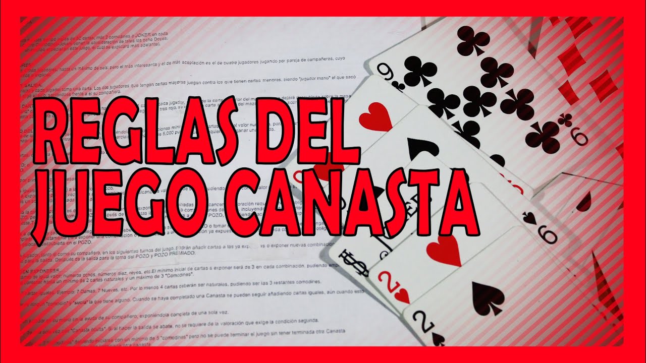 Cómo jugar canasta #2 (Reglas)