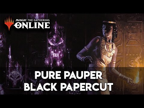 Slowly, Very Slowly | PURE [CORE] PAUPER Mono Black Papercut - Magic the Gathering Online