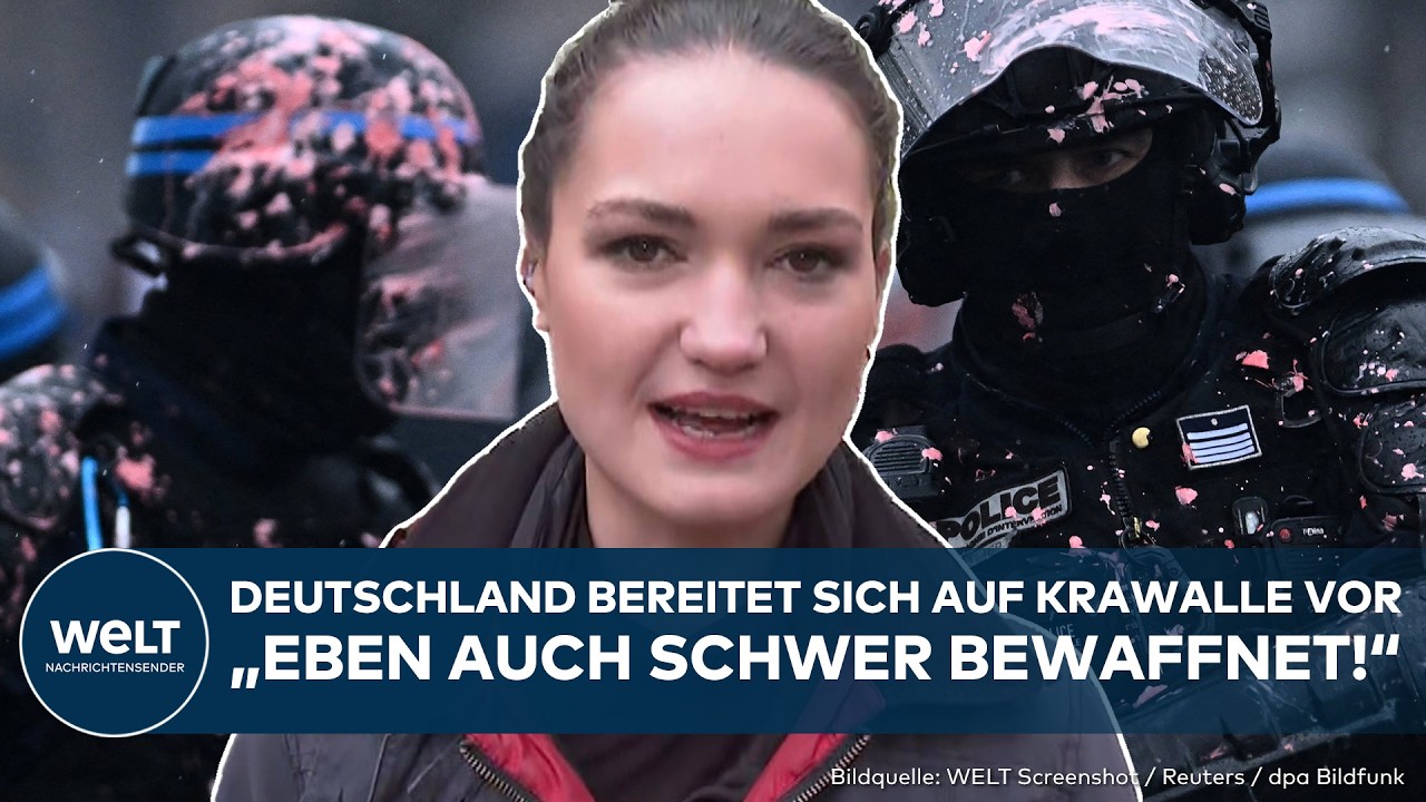 DEUTSCHLAND: Polizei bereitet sich vor! Krawalle drohen an Halloween bei Demos von GenZ