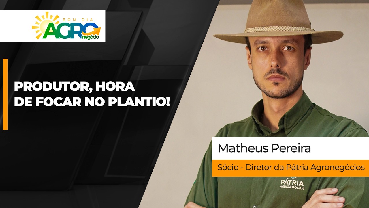 Produtor tem de concentrar atenção ao plantio da soja e ao clima; mercado está pressionado