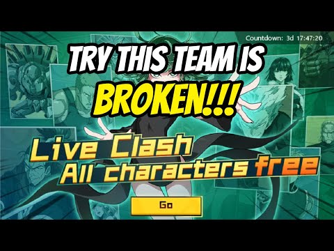 Live Clash Season 6: All Characters Free! Try This Broken Team!