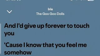 Irys by The Goo Goo Dolls