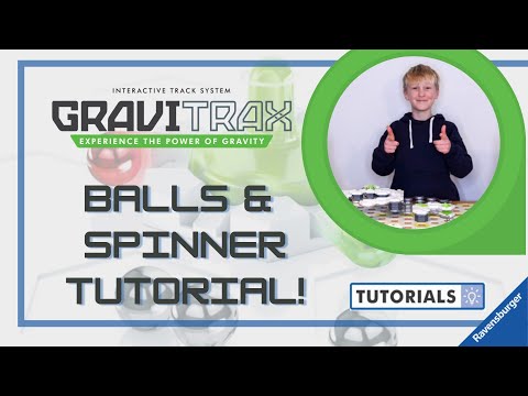 Ravensburger GraviTrax prailginimo rinkinio kamuoliukai ir suktukas video