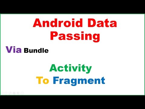 Android Data Passing Ep.02 : Activity To Fragment - From EditText,Spinner