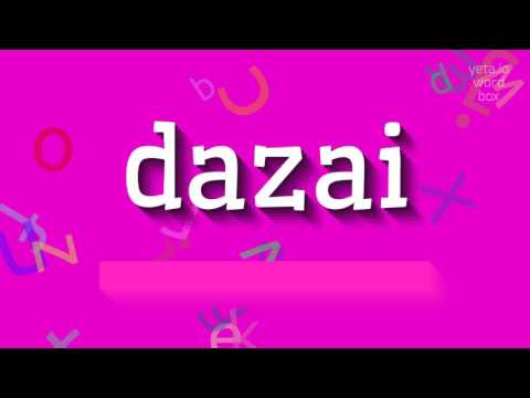 HOW TO PRONOUNCE DAZAI? #dazai