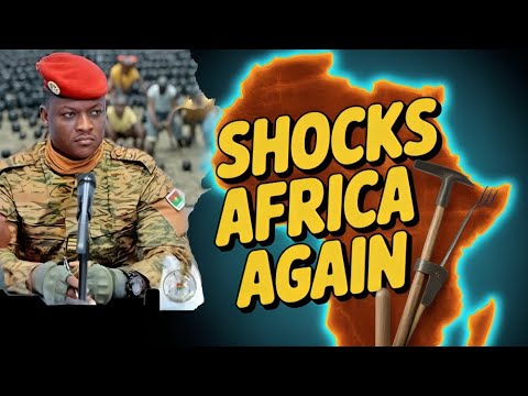 Ibrahim Traoré SHOCKS Africa Again — Turns Prisoners into Farmers to Feed the Nation!