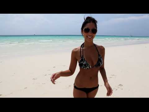 Nicolette Lacson in Boracay Philippines