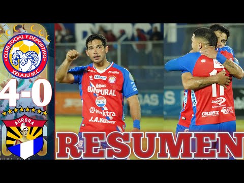 Xelajú MC vs Aurora 4-0 RESUMEN Y GOLES JORNADA 1 TORNEO CLAUSURA 2026