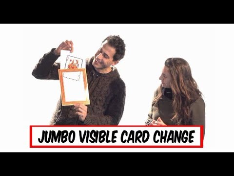 Visible Jumbo Card Change Difatta Magic