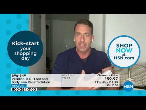 Veridian TENS Foot and Body Pain Relief Solution with Re...