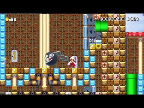 Frosty Cove by Danster 一SUPER MARIO MAKER一 No Commentary 1AK